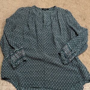 Madewell Diamond Pattern Blouse - silk